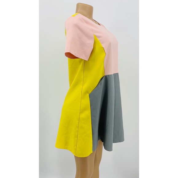 Color Block Shift Dress - Picture 4 of 8